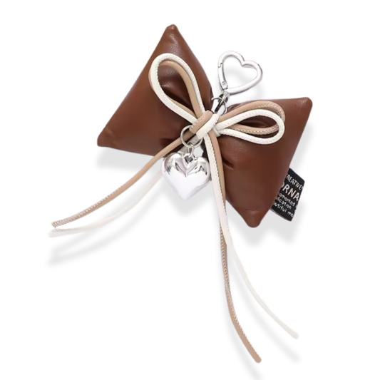 Cushion bow bag charm / keychain