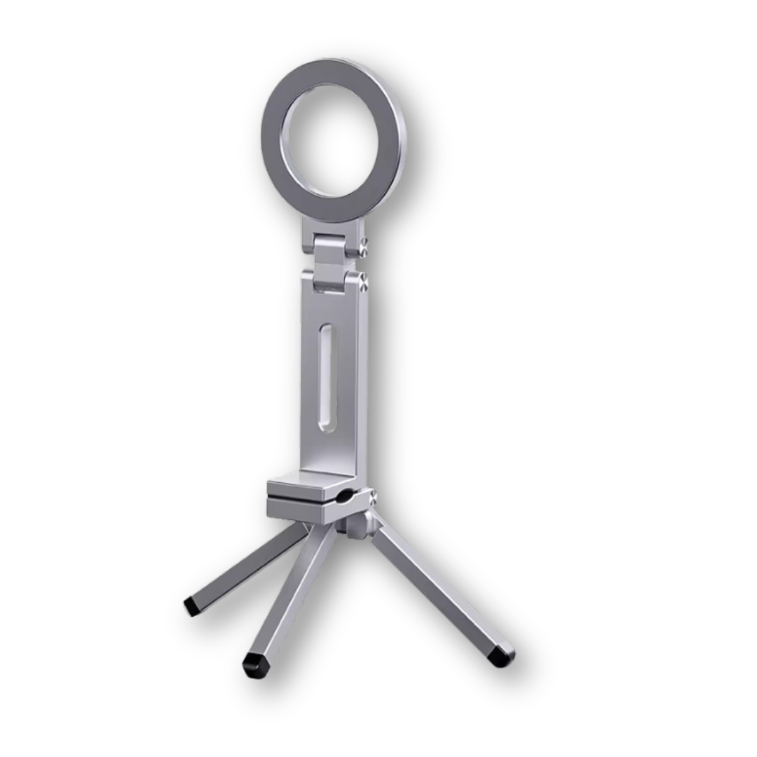 360 degree magnetic tripod phone holder